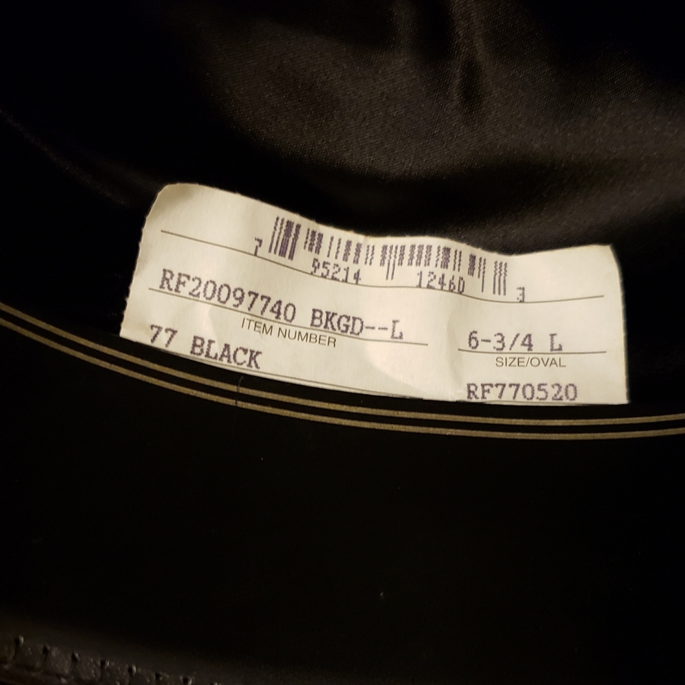 COPY - Resistol 20X Black Gold Cowboy Hat - Picture 4 of 5